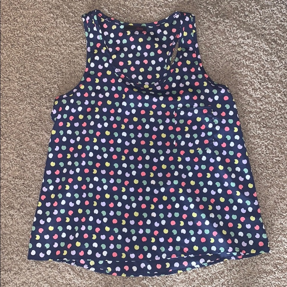 Polka dot tank top